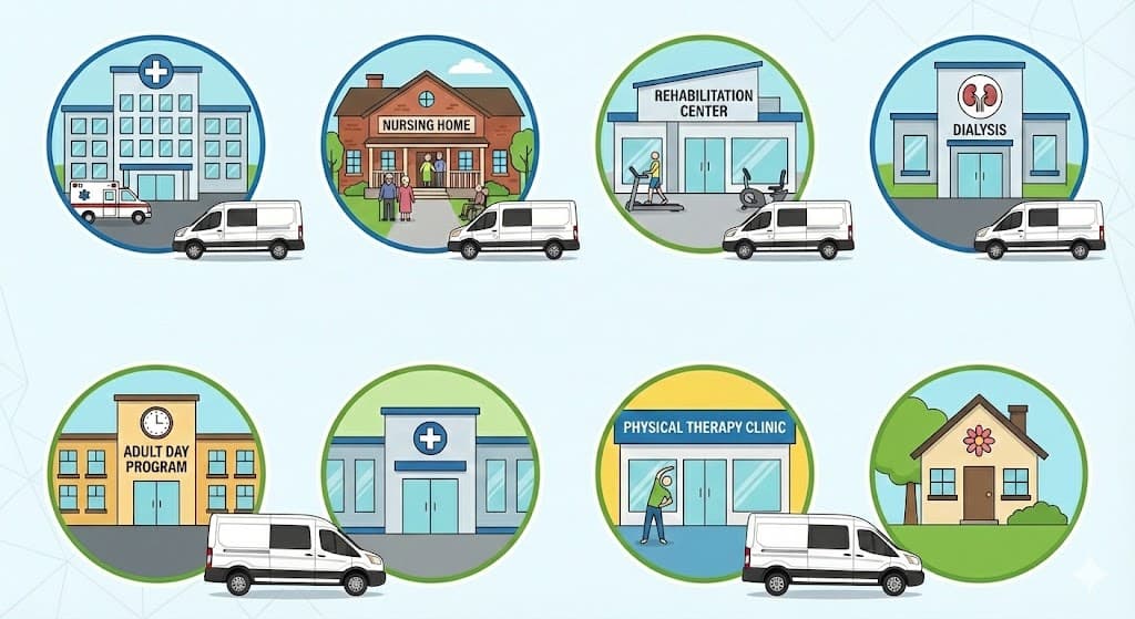 Healthcare facilities we serve